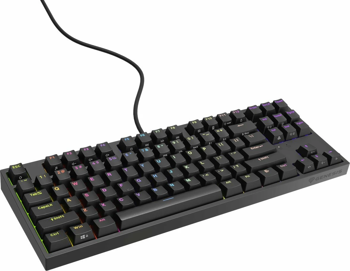 Tastierë mekanike GENESIS Thor 404 TKL NKG-2071, Kailh Box Brown V2, RGB, USB (wired), e zezë