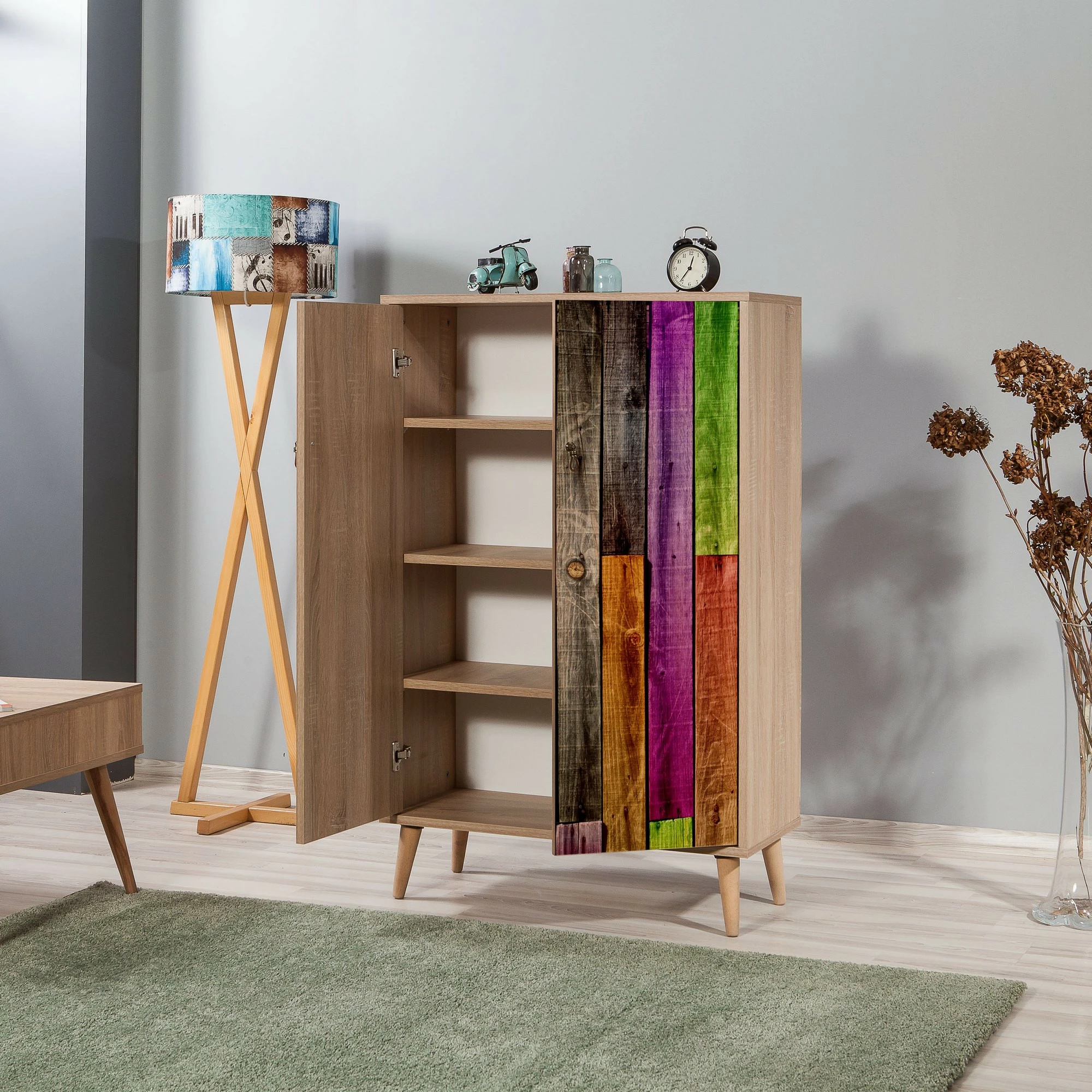 Dollap multifunksional, ngjyrë lisi Sonoma, Multibox - 726