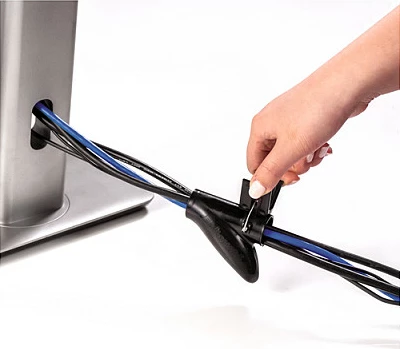 Mbështjellës kabllosh Fellowes Cablezip, 2 m, 20 mm, i zi