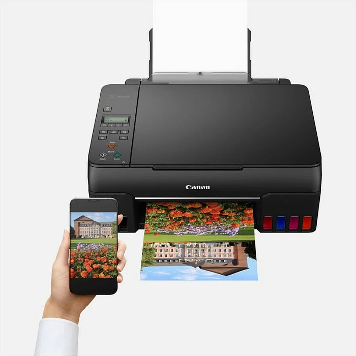 Printer multifunksional Canon PIXMA G650 MegaTank, inkjet me ngjyra, A4, Wi‑Fi, Direct Printing, e zezë