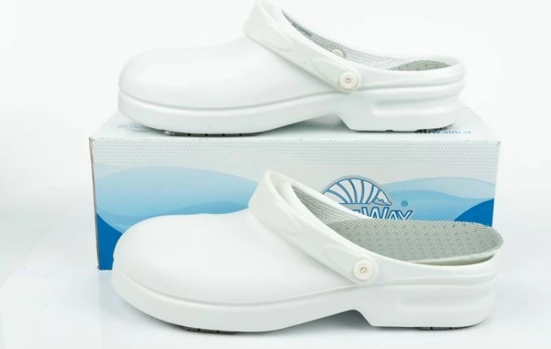 Këpucë pune mjekësore Safeway AD811, të bardha