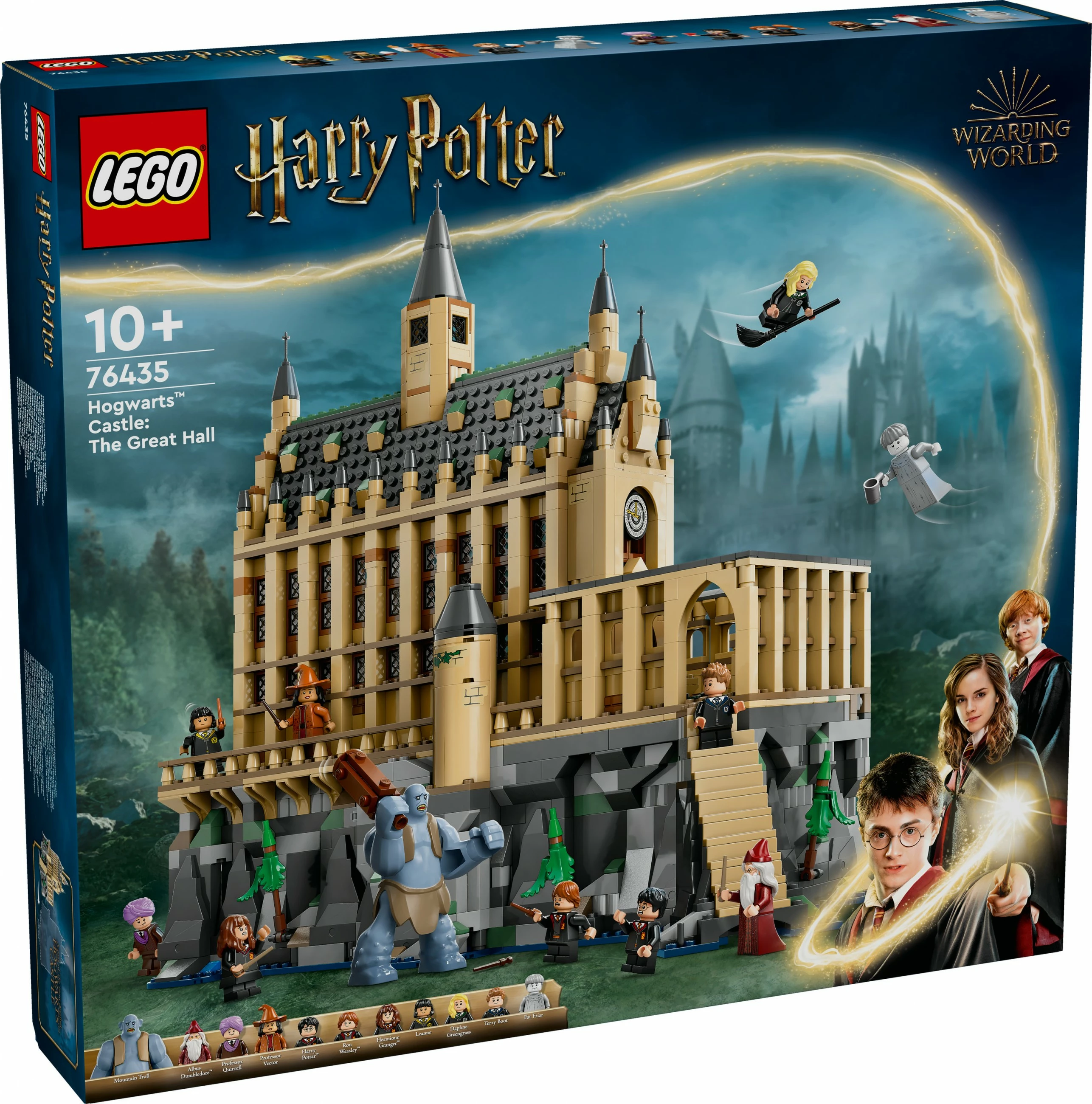 Set ndërtimi LEGO Hogwarts™ Castle: The Great Hall, 1732 pjesë, plastikë, 2.92 kg