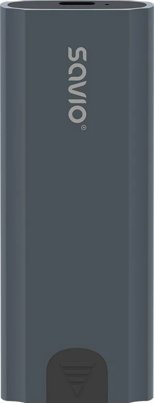 Kutia e jashtme për SSD Savio, me USB-C 3.1, gri