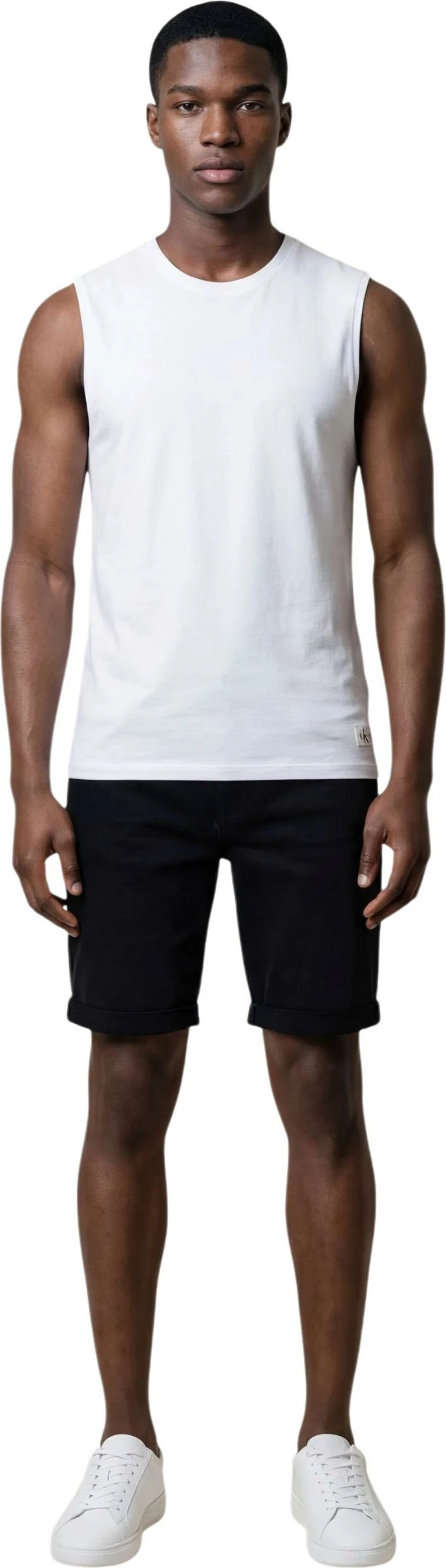 Maicë pa mëngë për meshkuj Calvin Klein Jeans LV04RF273G, e bardhë [Madhësia: XXL]