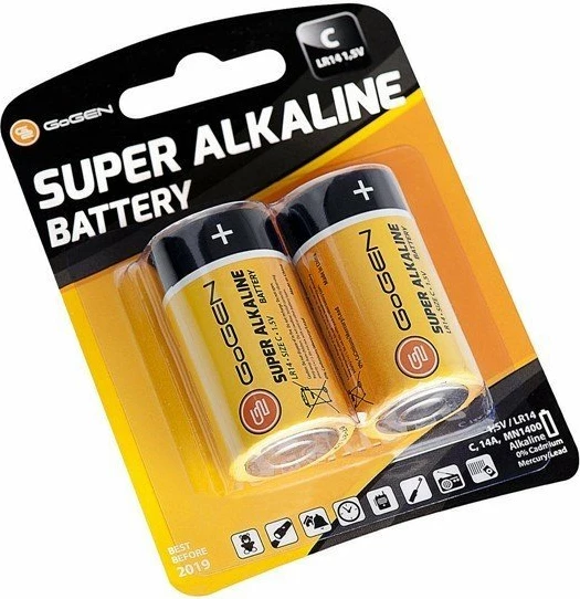 Bateri GoGEN Super Alkaline C, Alkaline Battery