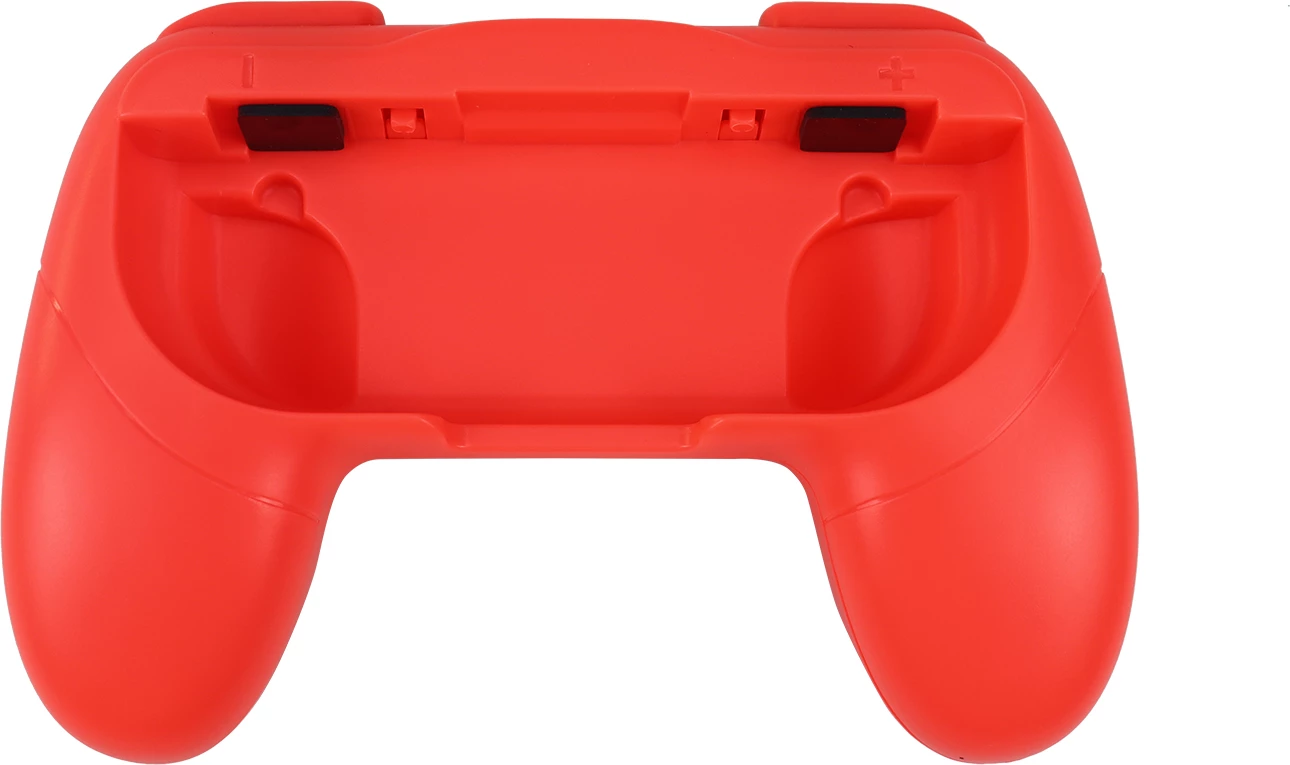 Set gripash për kontrollor MAXX TECH Grip 'n' Play Kit për Nintendo Switch Joy-Con, kuqe/blu (4 copë)