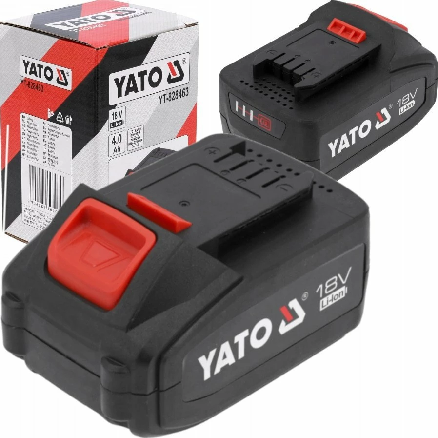 Bateri Li-Ion Yato YT-828463 18V 4Ah (72Wh)
