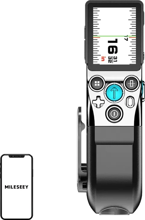 Matës distance me laser Mileseey XTAPE1 100 m + metër shirit 3.5 m, i zi