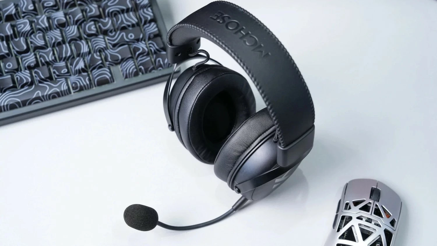 Kufje Mchose HW-V9, 7.1 surround, pa kabllo/USB, mikrofon i shkëputshëm, të zeza