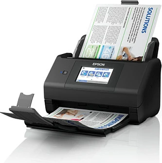 Skaner dokumentesh Epson WorkForce ES-580W, A4, duplex, Wi-Fi, ADF 200 fletë, 35 ppm, i zi