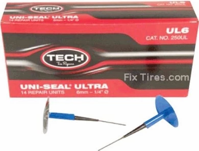 Set injeksione sfungjeri për riparim gome Trayal TECH UL6 6 mm (14 copë)