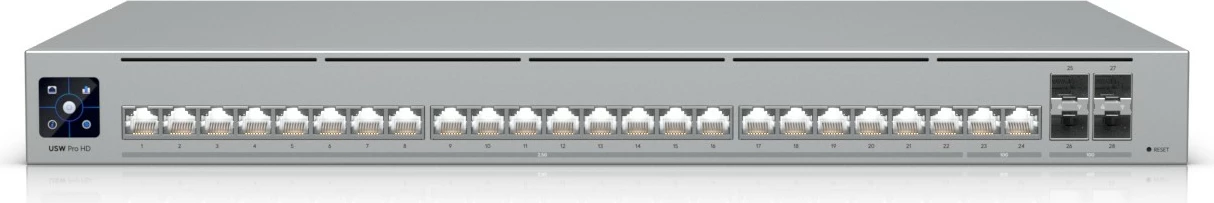 Switch Ubiquiti UniFi Pro HD 24, Managed, L2/L3, 2.5G/10G Ethernet, Rack 1U, hiri