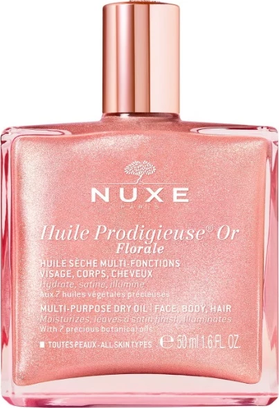 Vaj i thatë ndriçues Nuxe Huile Prodigieuse Or Florale për femra, 50ml