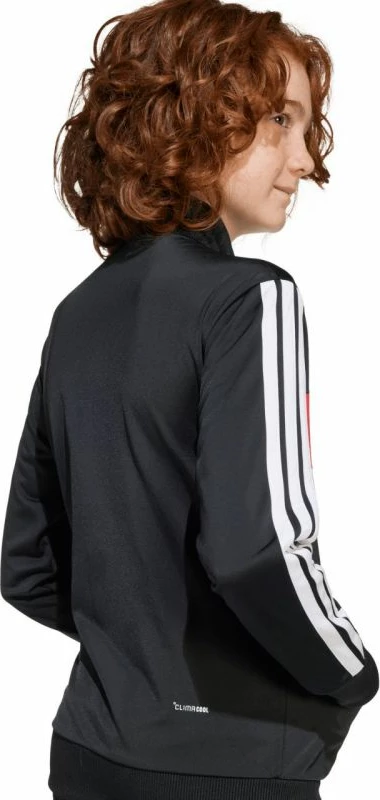 Trenerka për fëmijë adidas, e zezë [Madhësia: 176 cm]