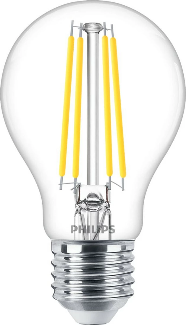 Llambë LED Philips Master LEDbulb Filament A60, 5.9W, 806lm, 2700K, E27, transparente