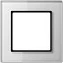 Kornizë xhami Jung AC 581 GL WW, 1-fishe, 84x84mm, e bardhë
