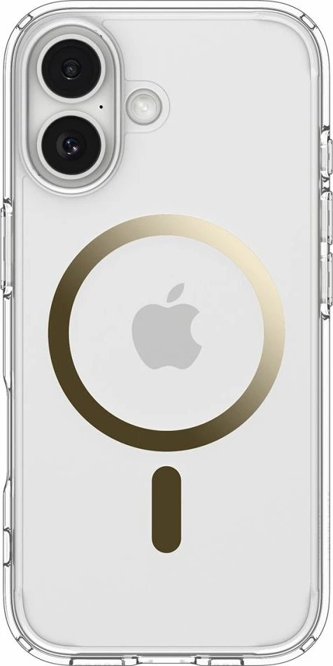 Mbështjellës, Spigen, Ultra Hybrid MagSafe, për iPhone 17, TPU+PC, me MagSafe, Transparent Gold