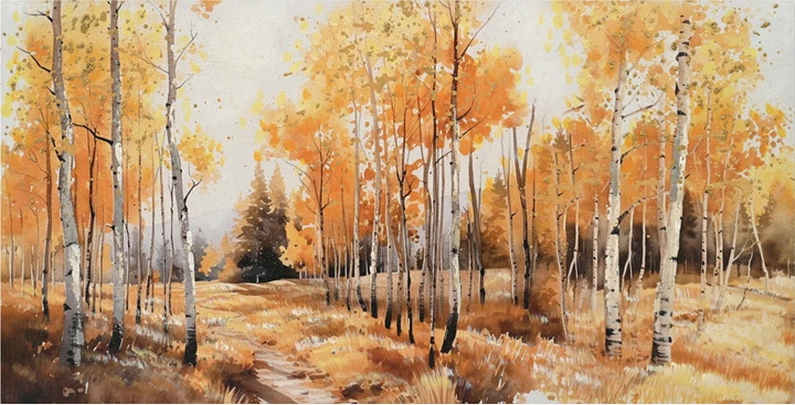 Pikturë kanavacë Fortree Ι, shumëngjyrëshe, 120x3x60cm