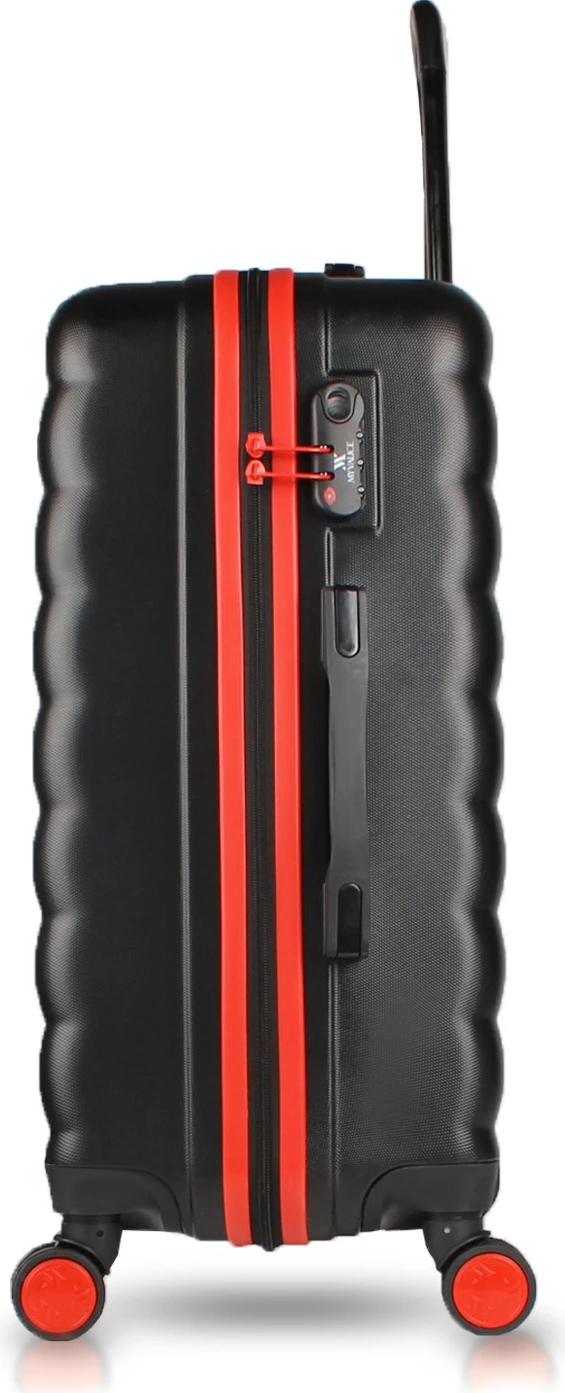 Set valixhesh (2 copë), ngjyrë e zezë, Zoozie Bags, 6537