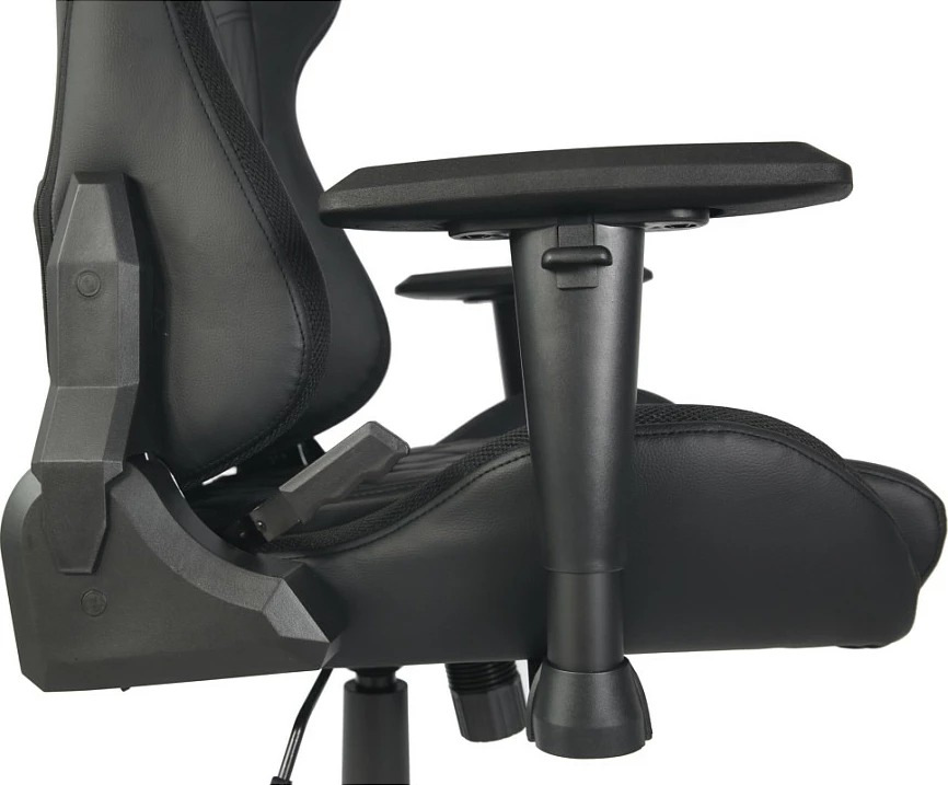 Karrige gaming Deltaco Gaming GAM-080, RGB, PU lëkurë artificiale, 120 kg, e zezë