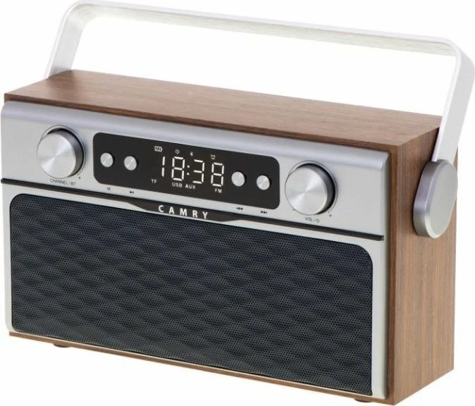 Radio portative Camry CR1183 Bluetooth 5.0 FM USB/SD 2x8W bateri 2600 mAh kafe