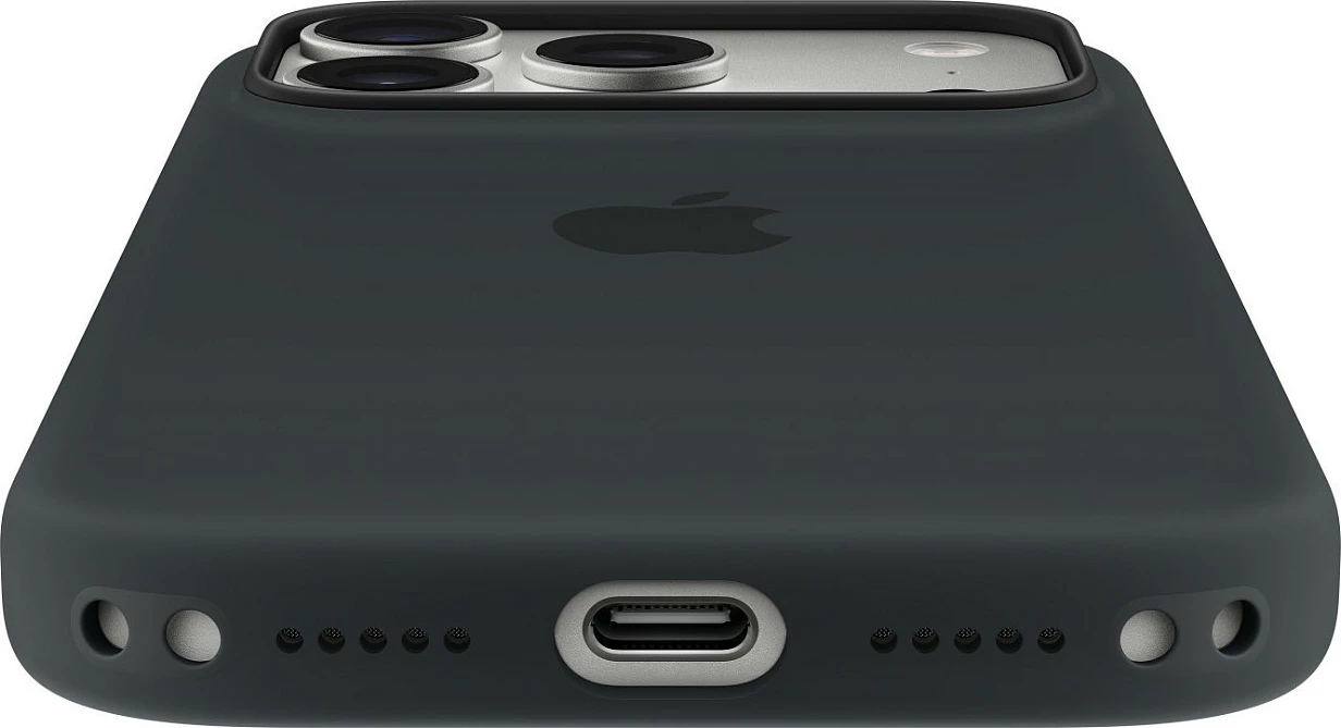 Mbështjellës silikon Apple iPhone 17 Pro MagSafe, i zi