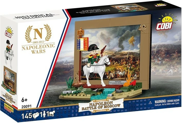 Set blloqesh ndërtimi, Cobi, Napoleon Battle of Moscow Napoleonic Wars 20091, 145 elemente, mini dioramë, plastikë