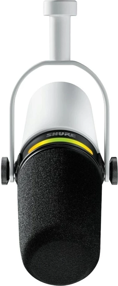 Mikrofon Shure MV7+-W, XLR/USB-C, Bardhë