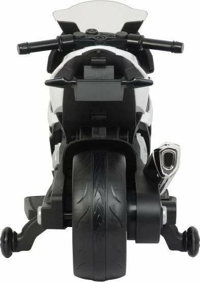 Motoçikletë me bateri për fëmijë Lean Cars BMW S1000RR 2156, 45W, 12V 3.5Ah, e bardhë