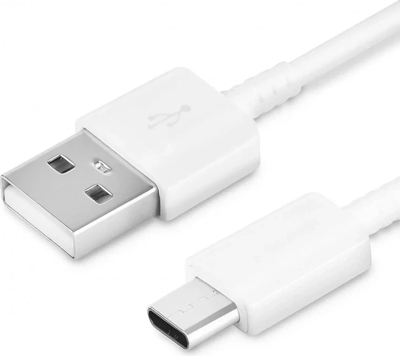 Kabllo Samsung EP-DN930CWE USB-A në USB-C, 1.2m, 3A, e bardhë