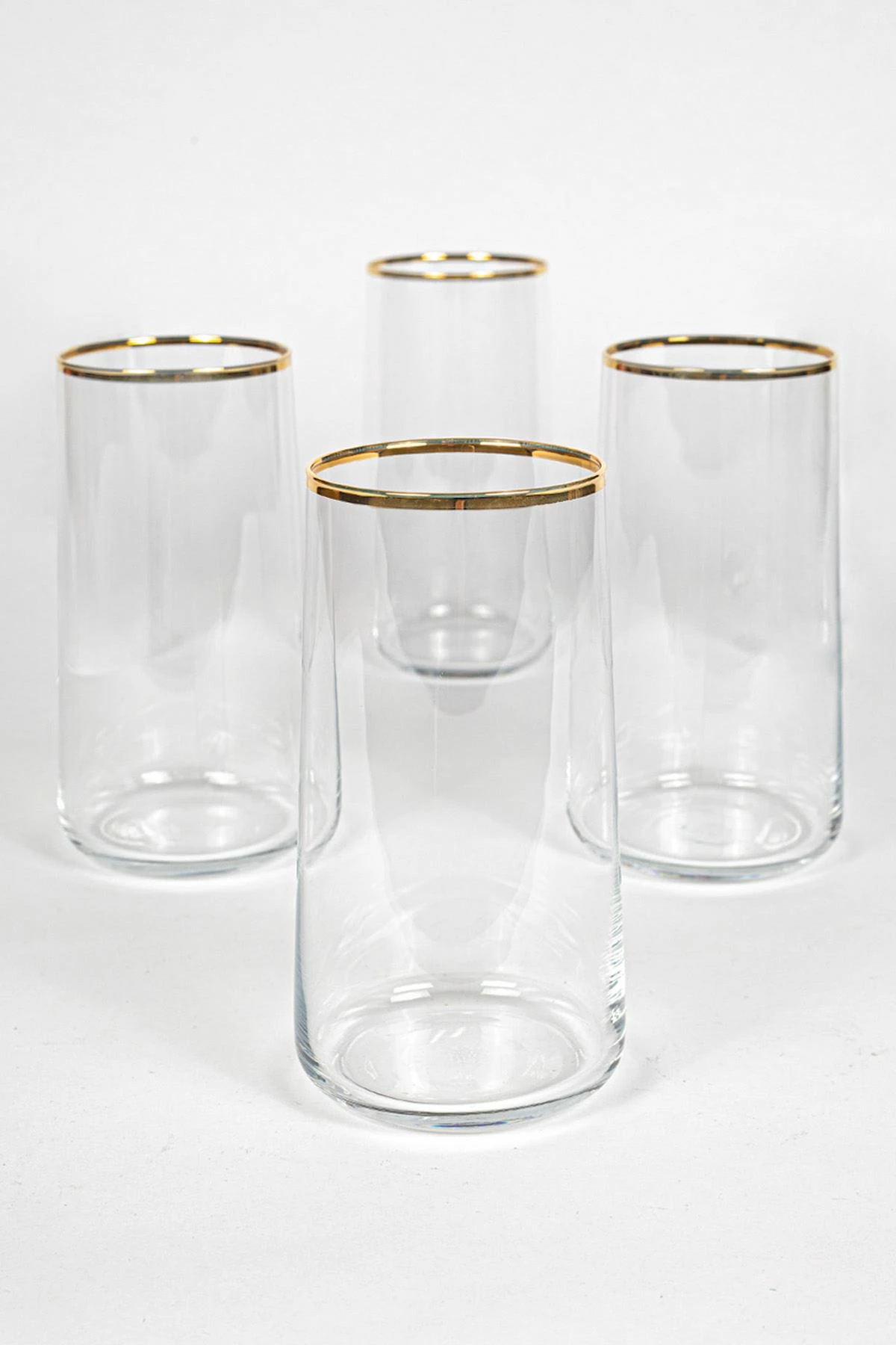 Set gotash (4 copë), Hermia Concept, Avantgarde 520, ngjyrë ari, transparente