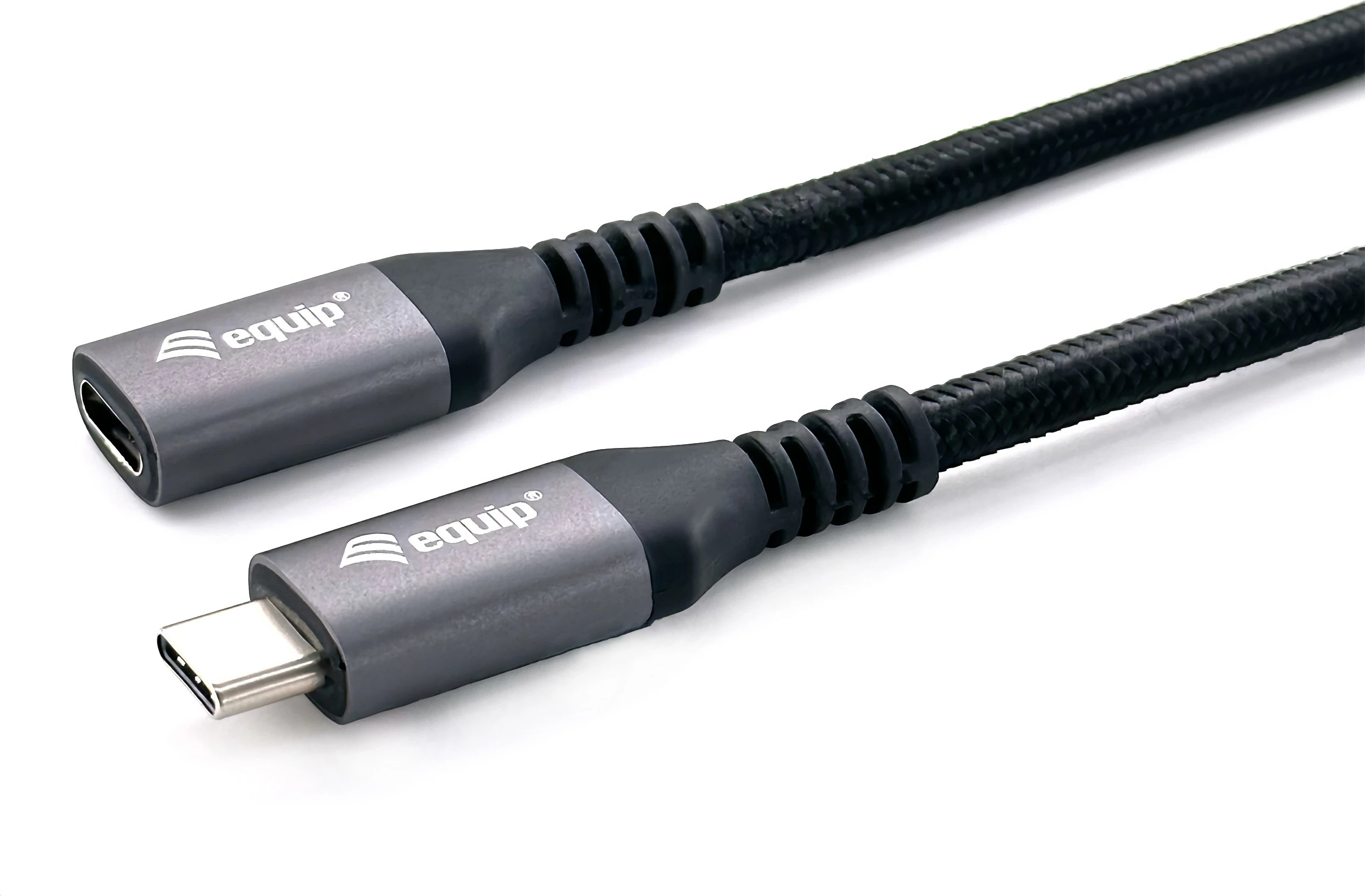 Kabëll USB C në USB C Equip 128370, 0.5m, 10Gbps, 4K/60Hz, e zezë