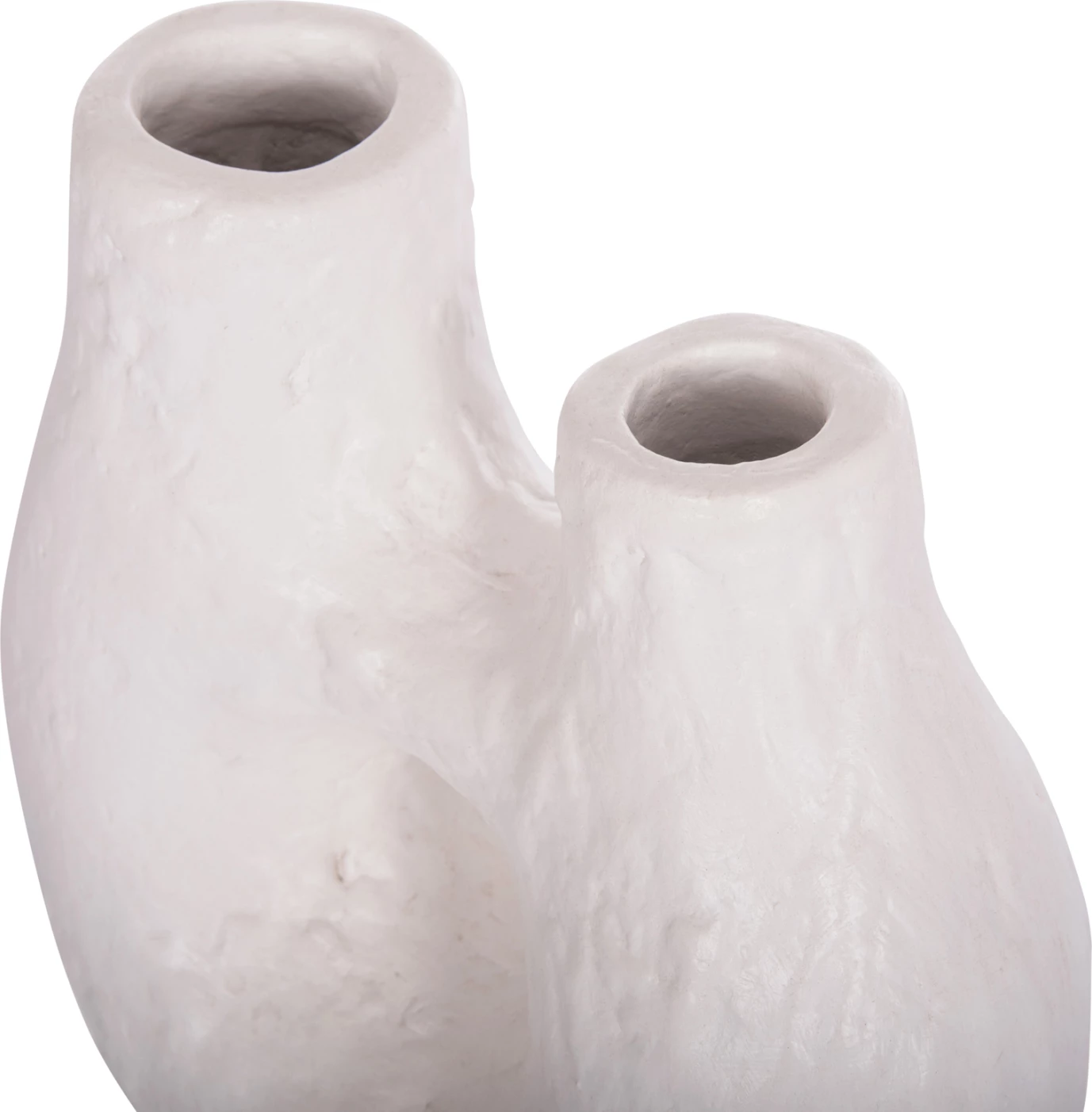 Vazo dekorative tavoline NAMENTIS FH4665.02S, terrakotë, ngjyrë e bardhë, 26x15x32.5cm