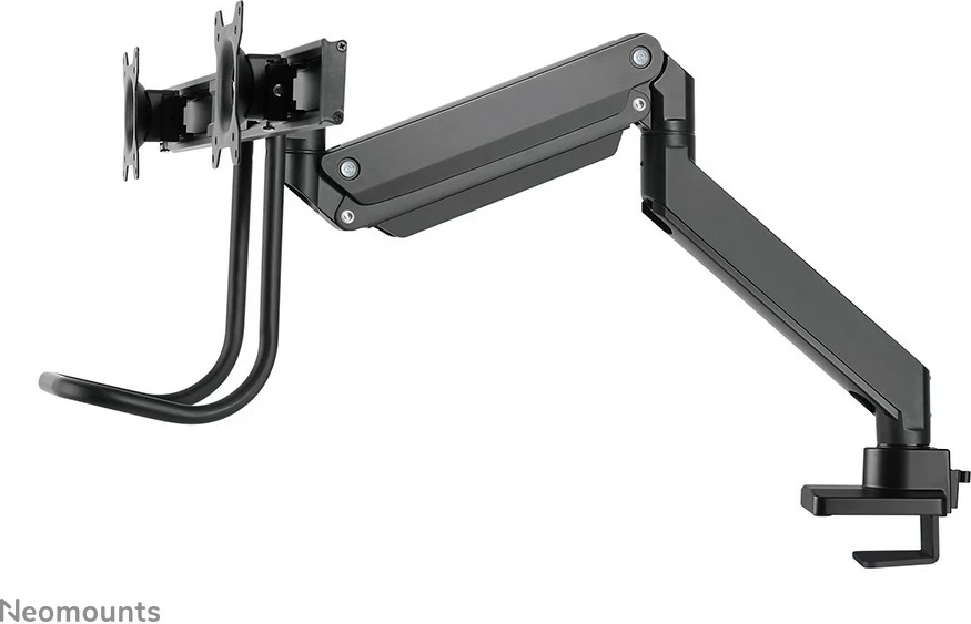 Krah monitori Neomounts NM-D775DXBLACK, për 2 ekrane, 32 inç, kapëse/gromet, i zi