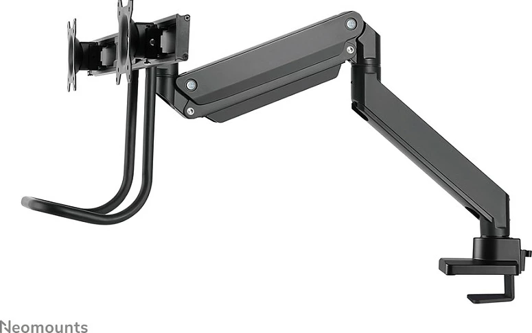 Krah monitori Neomounts NM-D775DXBLACK, për 2 ekrane, 32 inç, kapëse/gromet, i zi