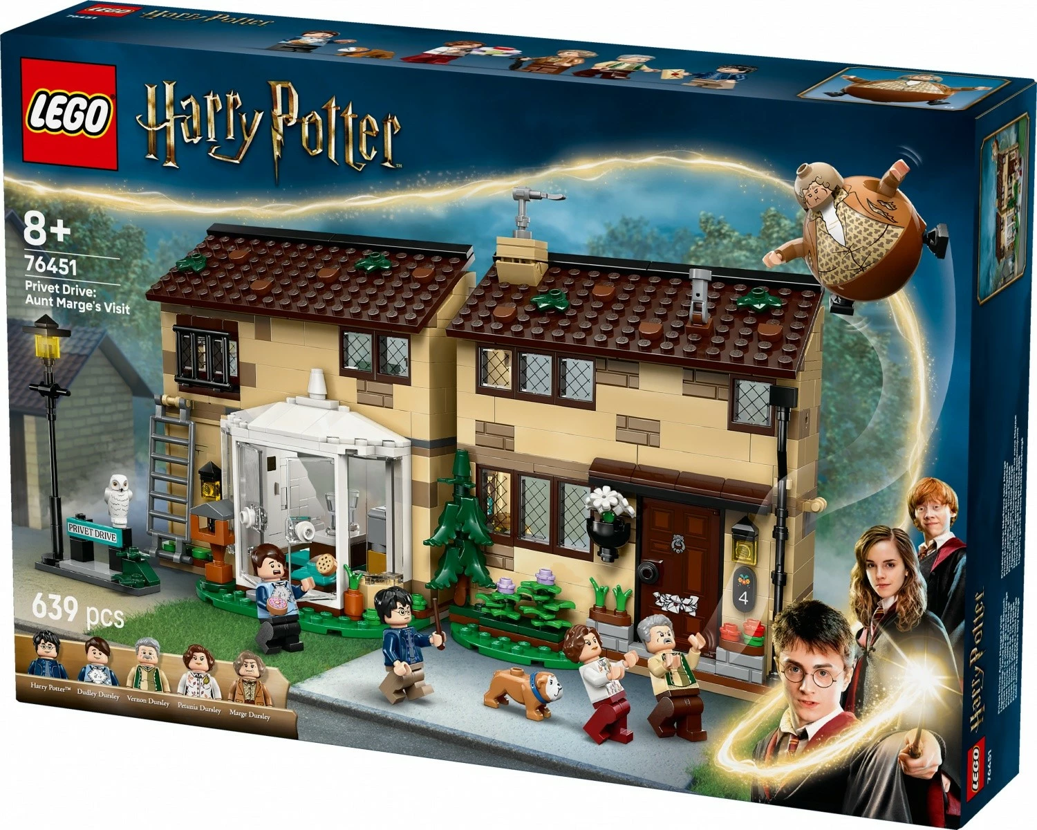 Set LEGO Harry Potter 76451 Privet Drive, 639 pjesë, i madh