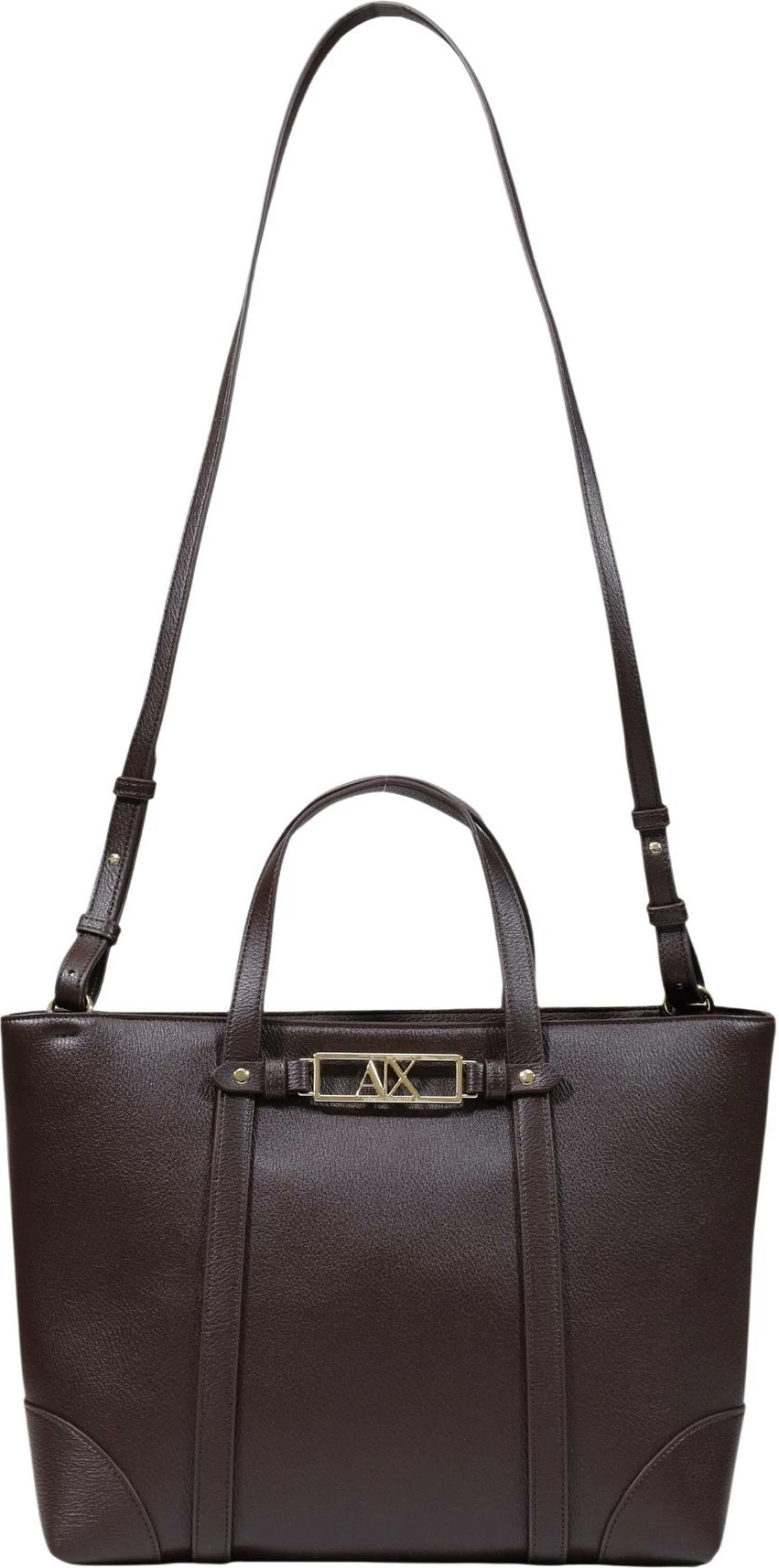 Çantë tote Armani Exchange XW002609 AF15632, kafe e errët