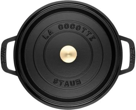 Tenxhere gize Staub Cocotte 40509-310-0 26 cm 5.2 L, e zezë