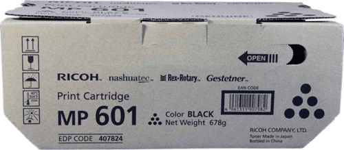 Toner, Ricoh, 407824 MP 601, rendiment 25000 faqe, i zi