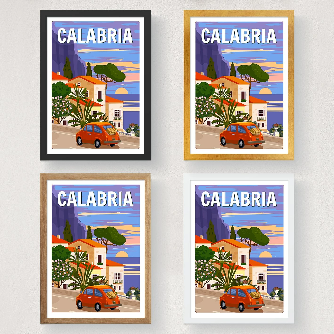 Poster pa kornizë, Calabria, shumëngjyrësh, 50x70cm