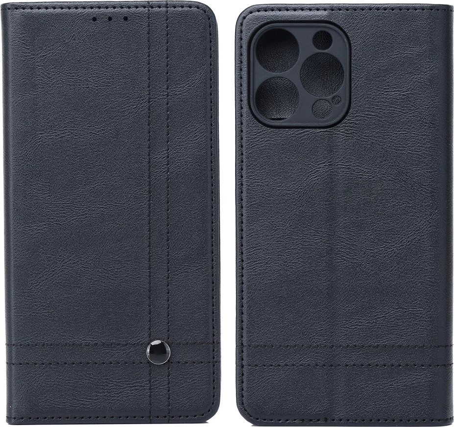 Mbështjellës flip HAVANA Sleek për Xiaomi Redmi Note 14 Pro 5G, mbyllje magnetike, wallet, i zi