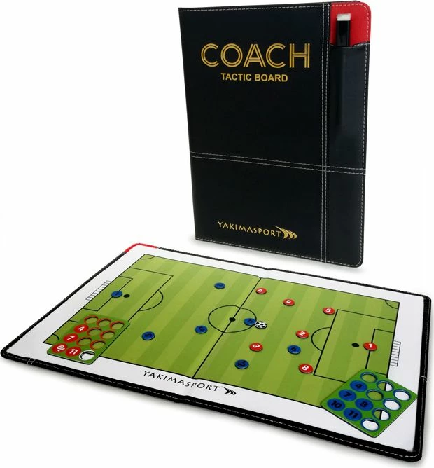 Tabelë taktike me dosje YakimaSport Folder GOLD 20.5 x 27.5 cm, e zezë