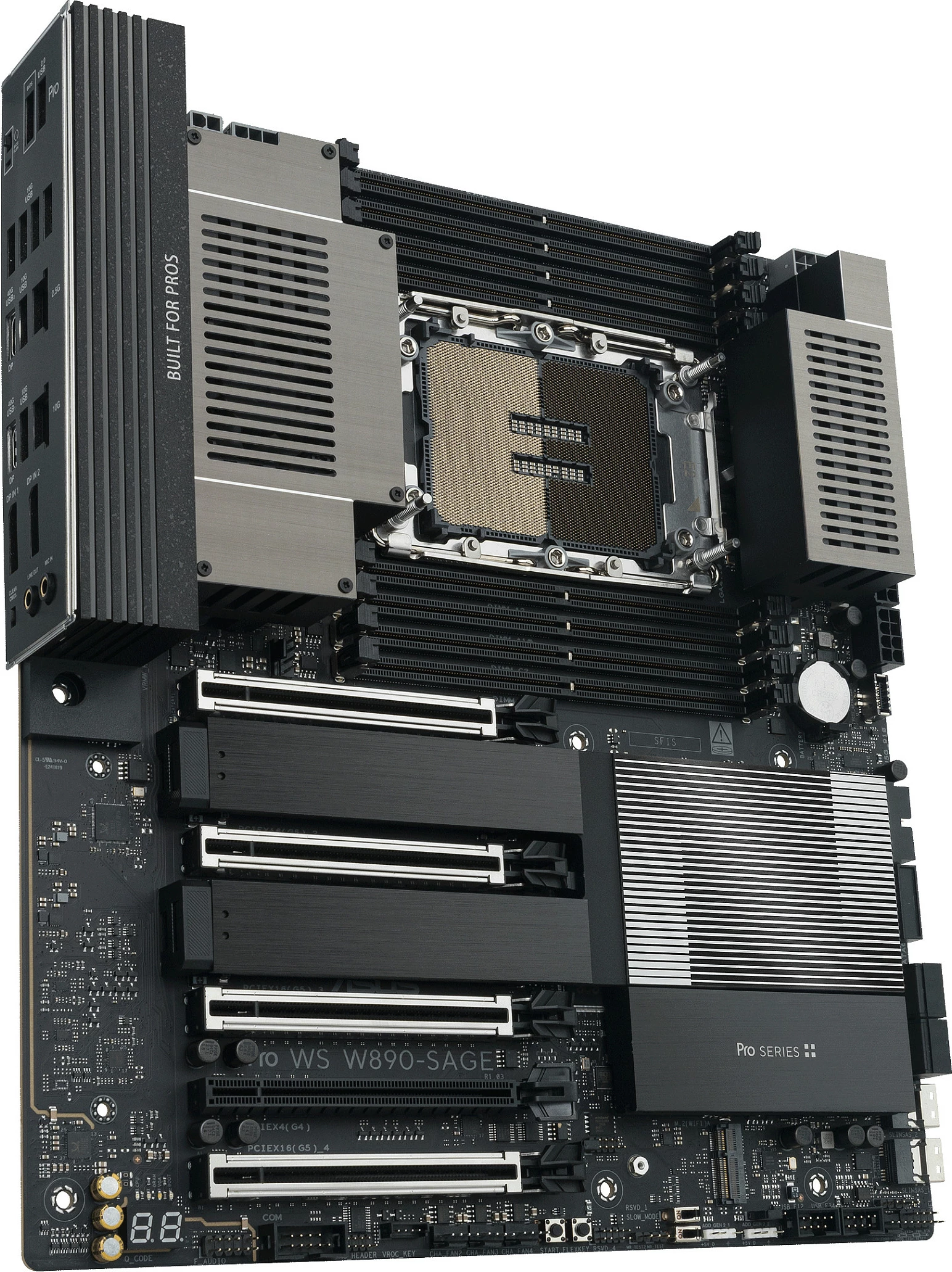 Pllakë amë ASUS Pro WS W890-SAGE, LGA 4710-2, DDR5 ECC, PCIe 5.0
