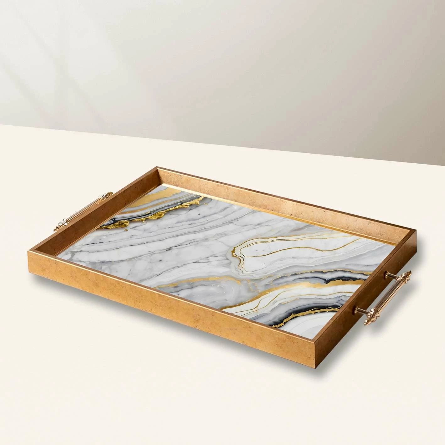 Tabaka dekorative prej qelqi, Aberto Design, TPEA10020, shumëngjyrëshe