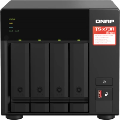 Server NAS QNAP TS-473A-8G, 4-bay, 8GB RAM, 2x 2.5GbE, i zi