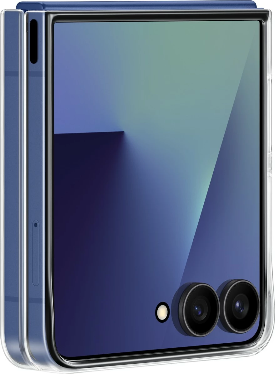 Mbështjellës Samsung Clear Case për Galaxy Flip7, transparent