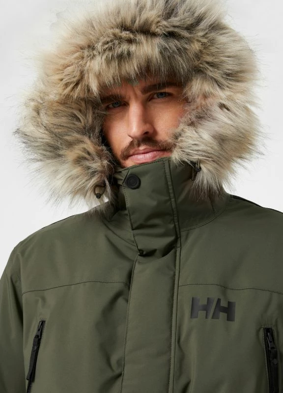 Jakne për meshkuj Helly Hansen, Reine Parka, jeshile