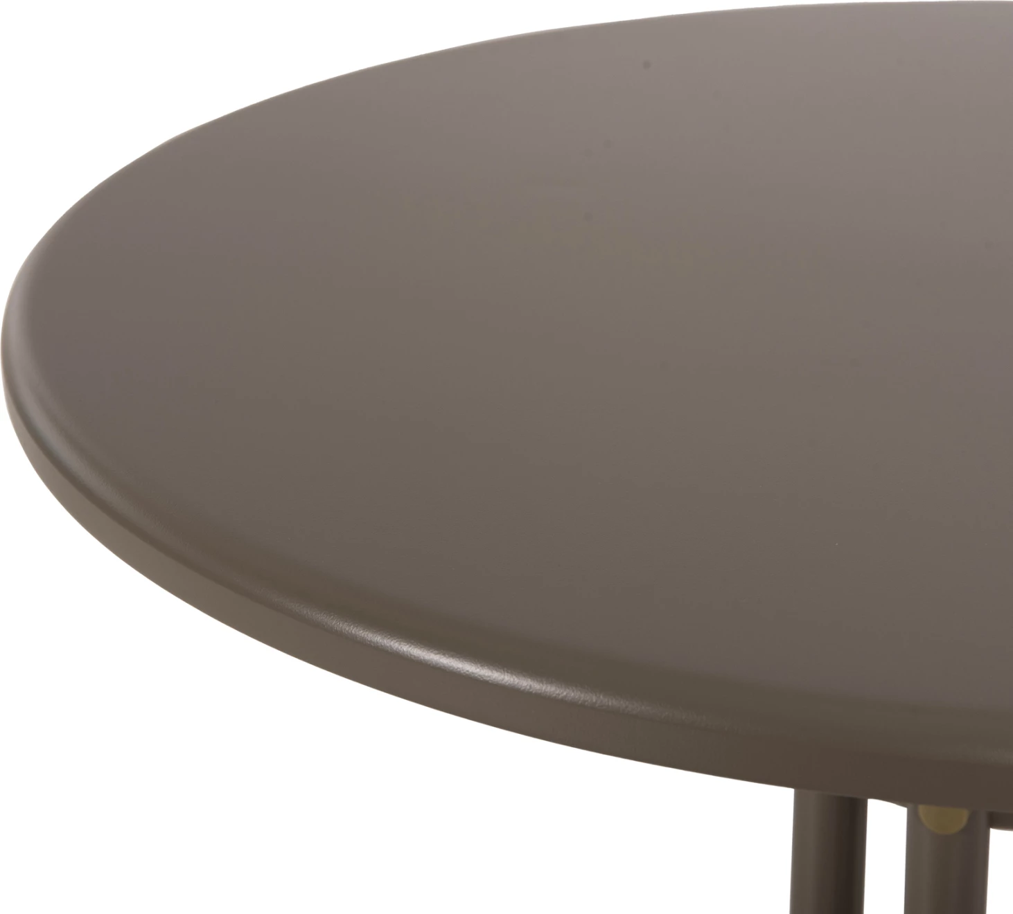 Tavolinë e rrumbullakët për jashtë, ngjyrë shampanjë, LINO FH5973.04, Φ60x70H cm