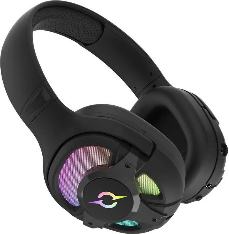 Kufje AQIRYS ARA, Wireless&BT+Wired, për lojtarë, ngjyrë e zezë
