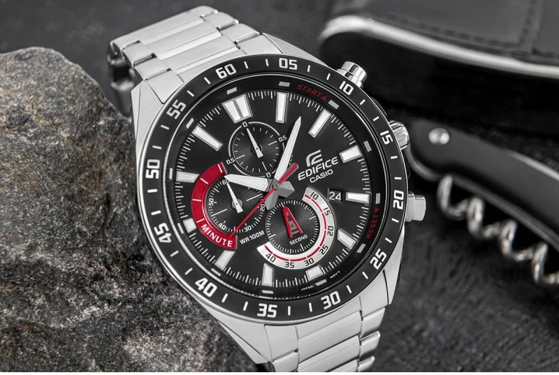 Orë dore për meshkuj CASIO Edifice EFV-620D-1A4VUEF, argjend